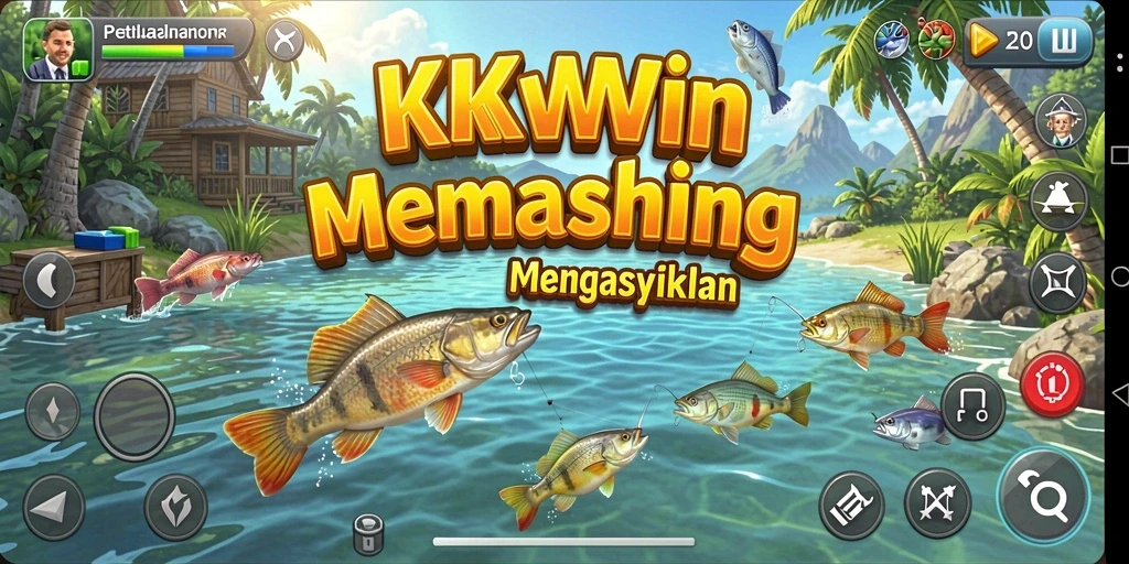 Tangkapan ikan yang memukau dalam gameplay KKWIN.