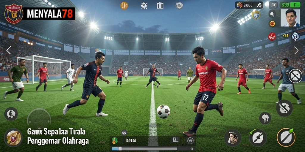 Tampilan gameplay yang intens dan memukau di MENYALA78.
