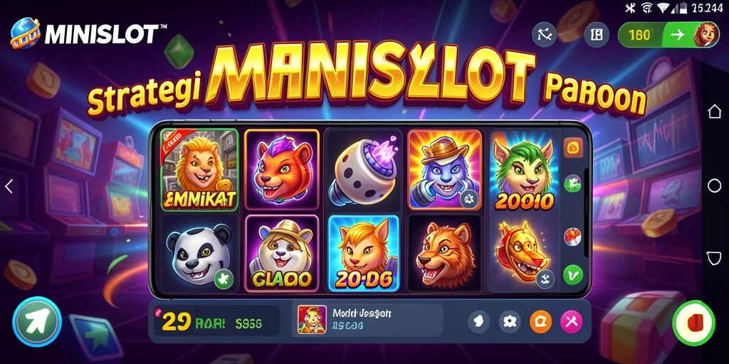 Tampilan utama MINISLOT dengan gameplay yang penuh strategi.