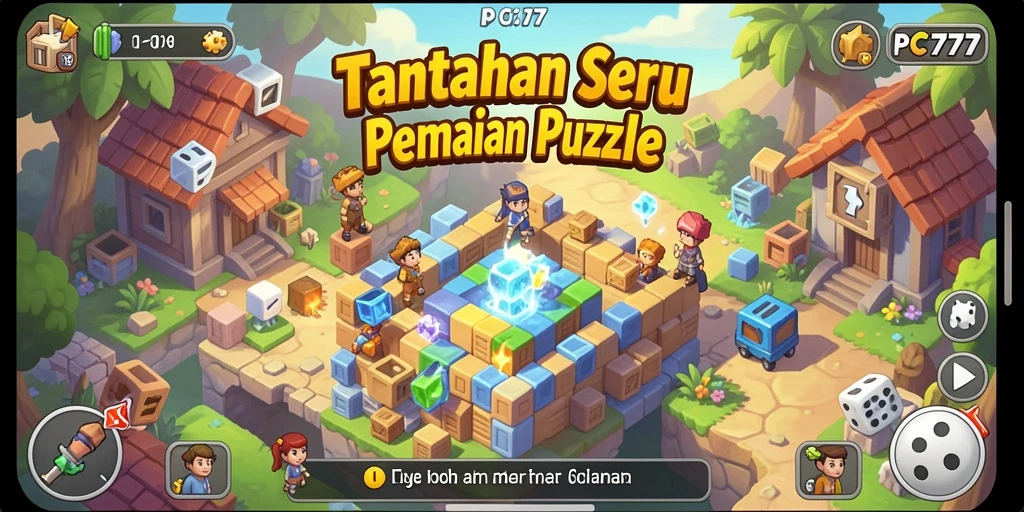 Gameplay seru PC777 dengan tantangan Puzzle menarik.