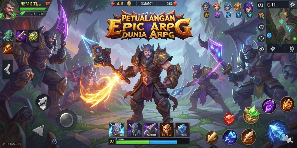 Tampilkan gameplay REMI101 yang seru dalam pertarungan ARPG.