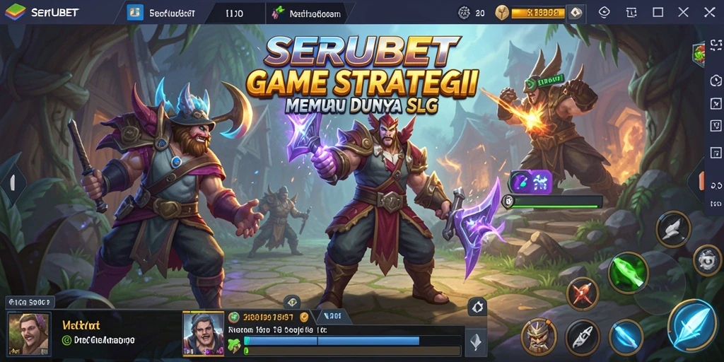Tampilan gameplay SERUBET yang menarik dan seru.