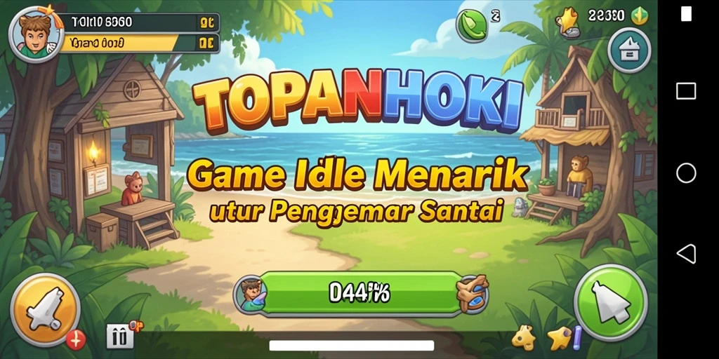 Tampilkan aksi seru dalam gameplay TOPANHOKI