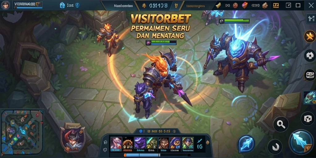 Gameplay MOBA seru dan kompetitif di VISITORBET.