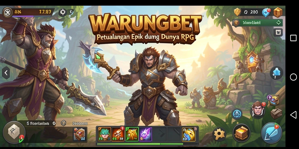 Tampilan gameplay menarik dan penuh aksi di WARUNGBET.