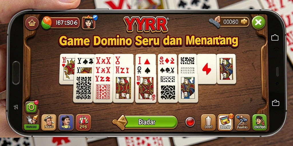 Tampilan gameplay Domino yang seru dan kompetitif.